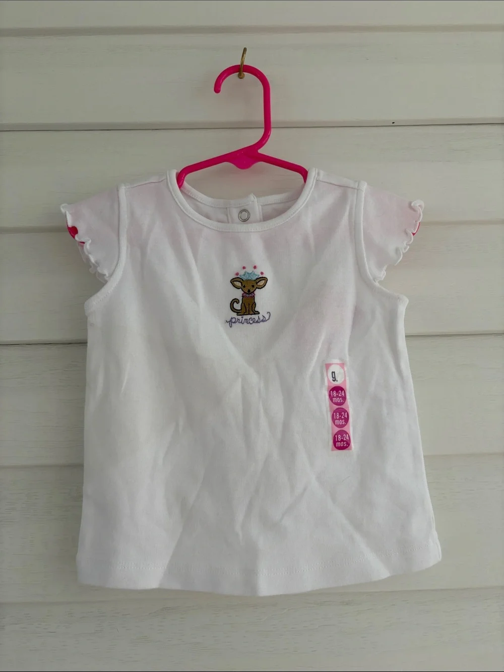 NWT Vintage Gymboree Princess Dog Outfit Set 6-12M & 18-24M Top Grow With Me